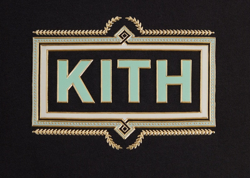 Kith Ornate Classic Logo Tee Black