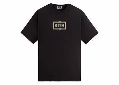 Kith Ornate Classic Logo Tee Black