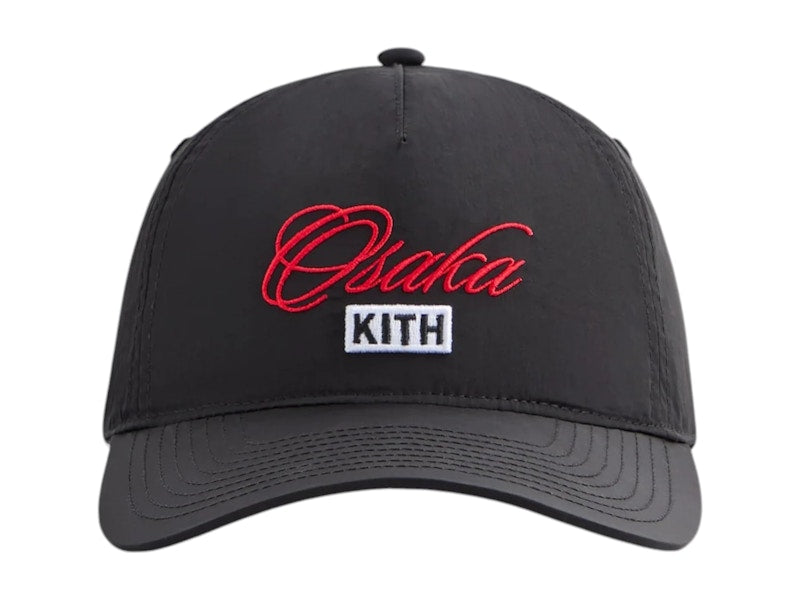 Kith Osaka Bay Low Pinch Crown Cap Black