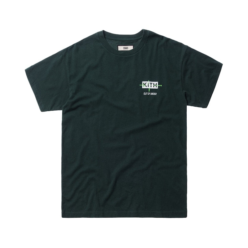 Kith Out of Order Tee Hunter Green