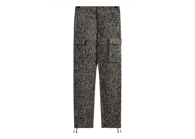Kith Oversized Herringbone Bristol Cargo Pant Black
