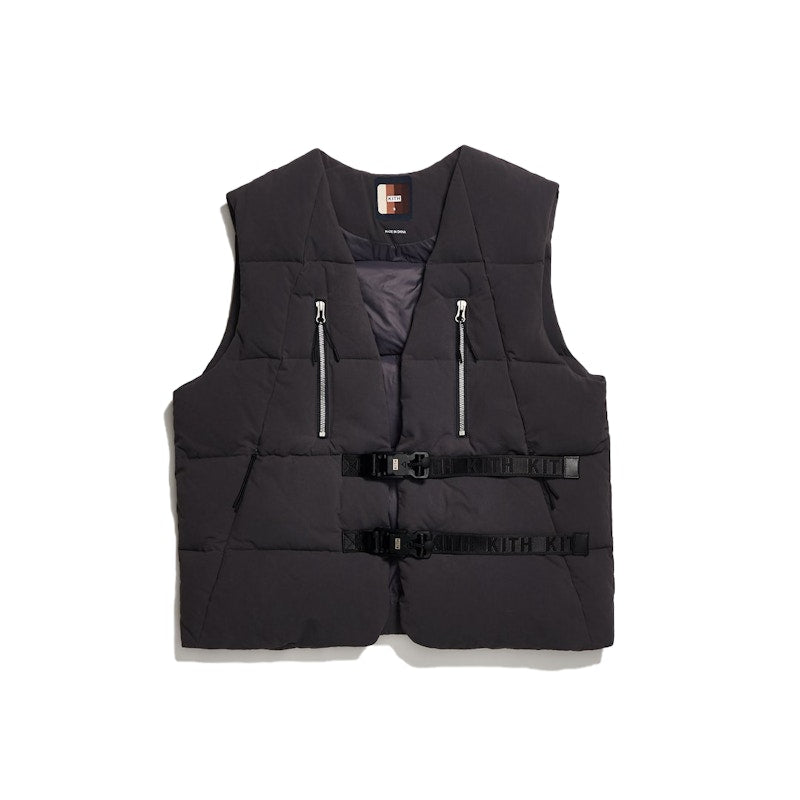 Kith Padded Utility Vest Battleship