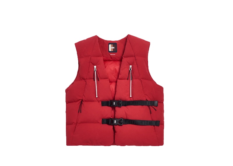 Kith Padded Utility Vest Scarlet Sage