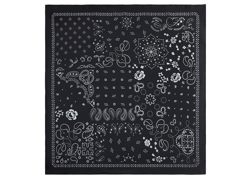Kith Paisley Bandana Black