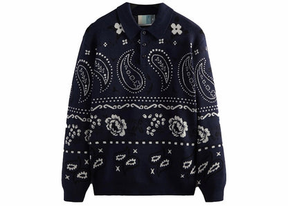 Kith Paisley Harmon Pullover Nocturnal