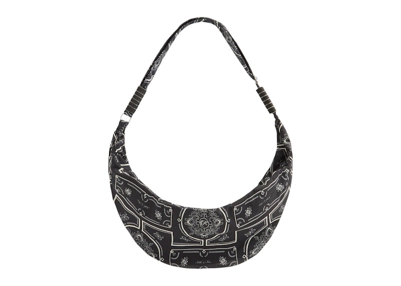 Kith Paisley Hobo Crossbody Black