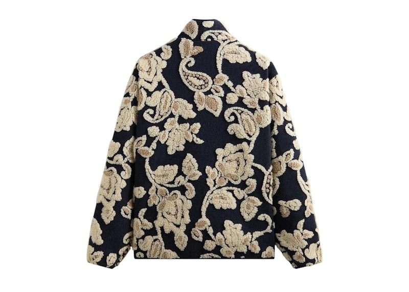 Kith Paisley Vine Sherpa Harper Jacket Nocturnal