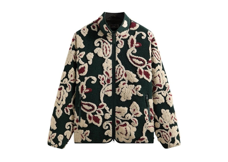 Kith Paisley Vine Sherpa Harper Jacket Stadium