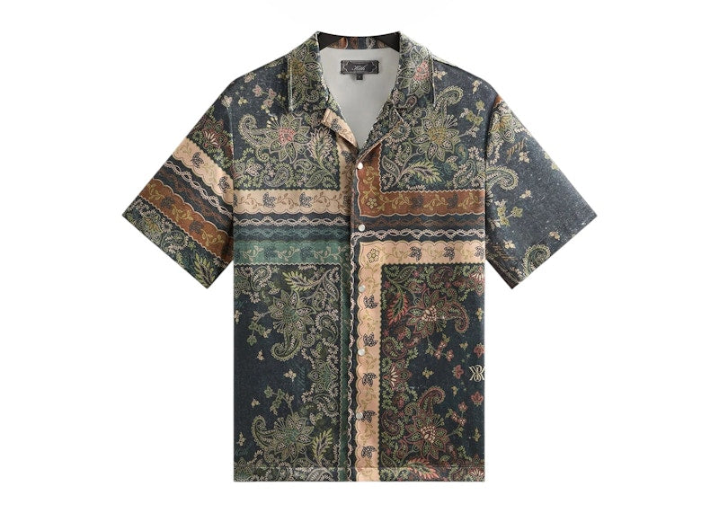 Kith Panelled Bandana Thompson Camp Collar Shirt Stadium