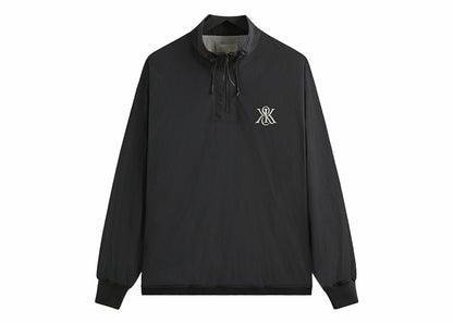 Kith Paper Nylon Ryder Quarter Zip Black