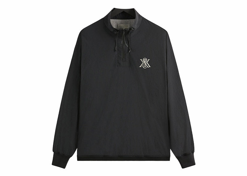 Kith Paper Nylon Ryder Quarter Zip Black
