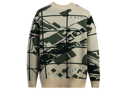 Kith Paris Atlas Crewneck Sandrift