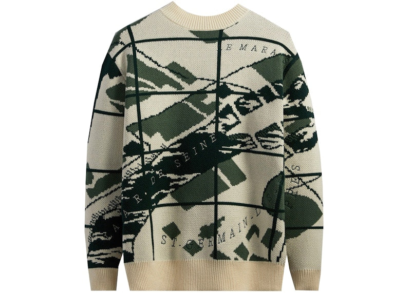 Kith Paris Atlas Crewneck Sandrift