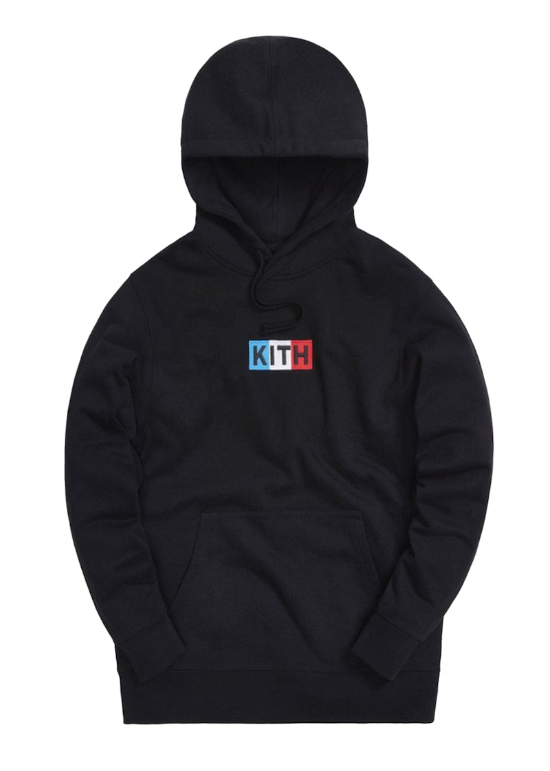 Kith Paris Classic Logo Hoodie Black