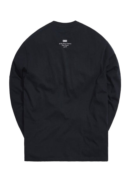 Kith Paris Stamp L/S Tee Black