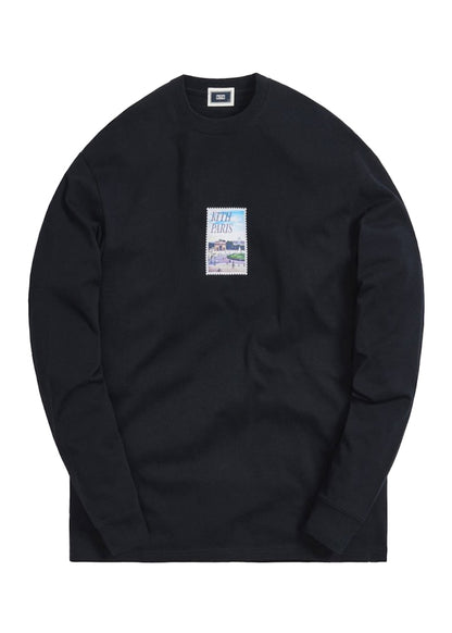Kith Paris Stamp L/S Tee Black