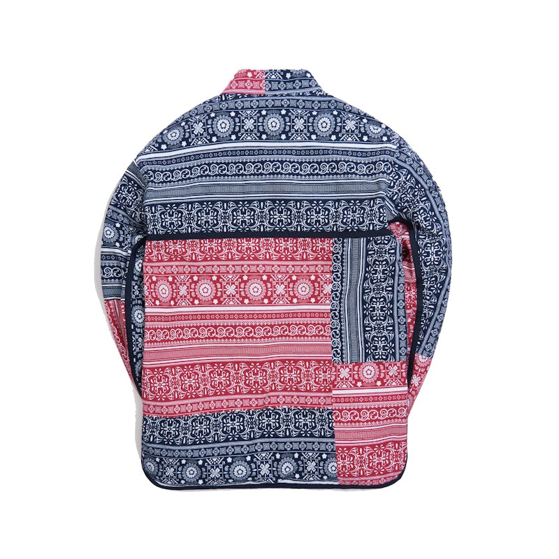 Kith Patchwork Bandana GI Red/Navy Multi