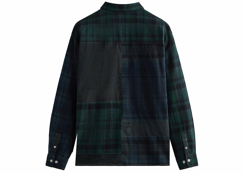 Kith Patchwork Berkeley Buttondown Shirt Conifer