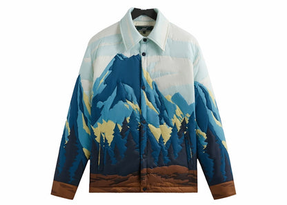Kith Patchwork Brixton Puffed Shirt Jacket Helium
