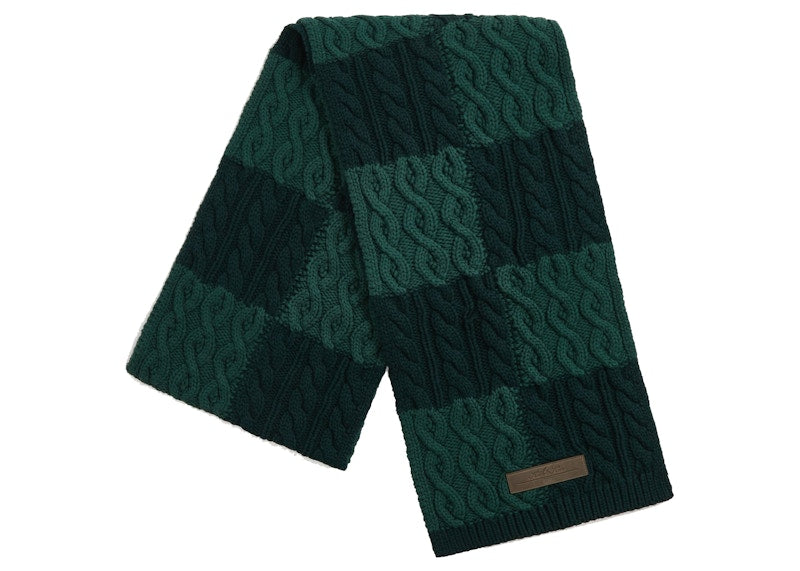 Kith Patchwork Cable Scarf Stadium