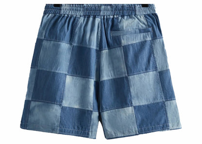 Kith Patchwork Indigo Active Short Indigo