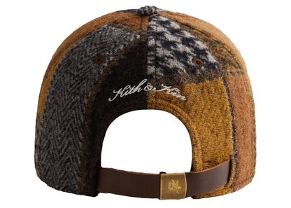 Kith Patchwork Print Serif Cap Chestnut
