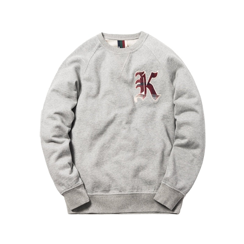 Kith Patchwork Williams Crewneck Heather Grey