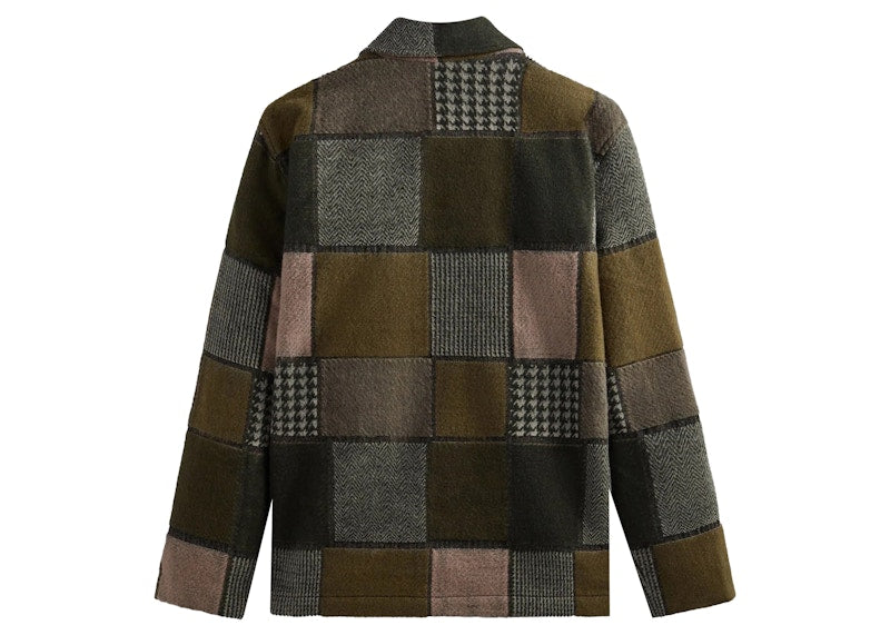 Kith Patchwork Wool Coaches Jacket Canopy