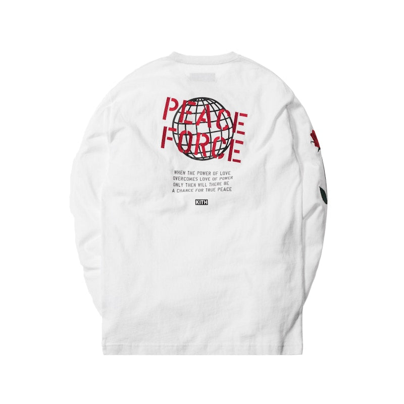 Kith Peace Force L/S Tee White