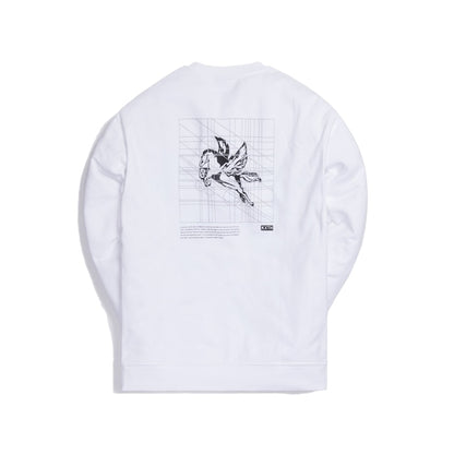 Kith Pegasus Decoded Crewneck White