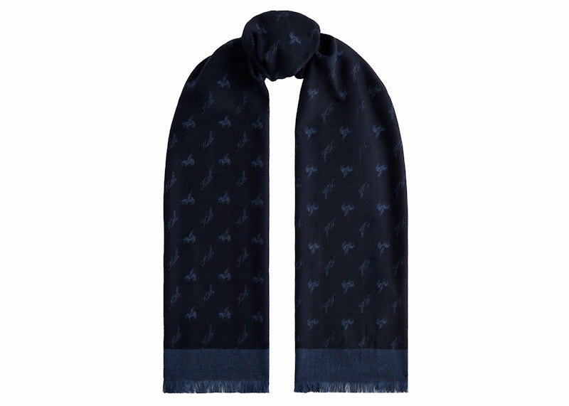 Kith Pegasus Monogram Scarf Nocturnal