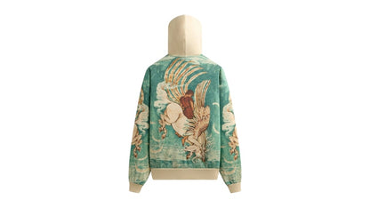 Kith Pegasus Nelson Zip Up Hoodie Sandrift