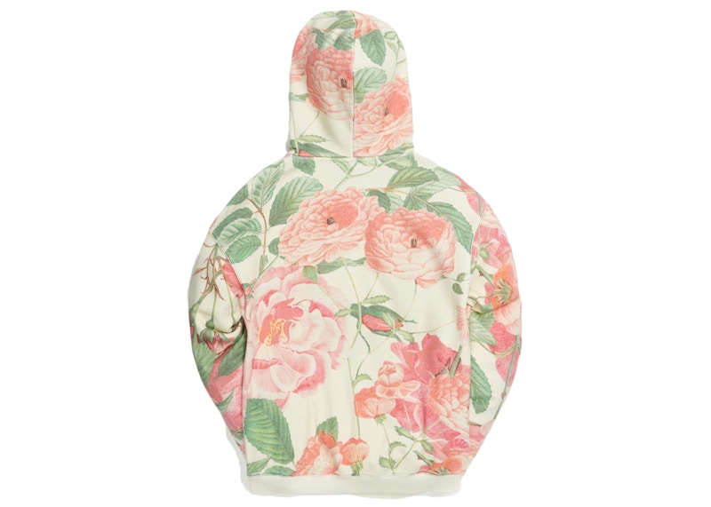 Kith Peony Print Hoodie Pink