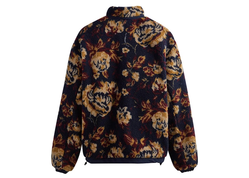 Kith Pinehurst Floral Sherpa Full Zip Nocturnal