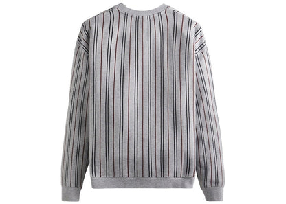 Kith Pinstripe Classic Crewneck Light Heather Grey