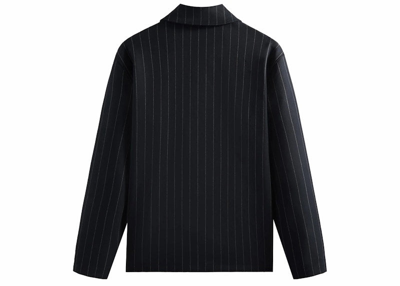 Kith Pinstripe Double Knit Coaches Jacket Nocturnal