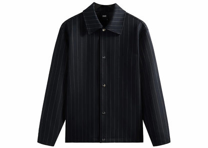 Kith Pinstripe Double Knit Coaches Jacket Nocturnal