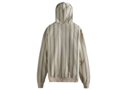 Kith Pinstripe Williams V Full Zip Hoodie Waffle
