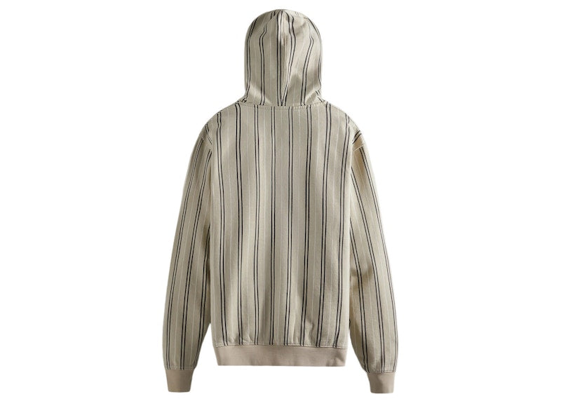 Kith Pinstripe Williams V Full Zip Hoodie Waffle