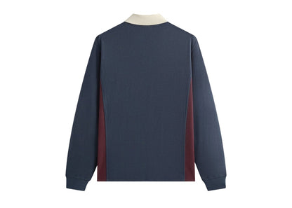 Kith Pique Long Sleeve Tap Polo Nocturnal