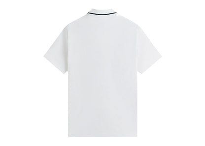 Kith Pique Short Sleeve Tap In Soccer Polo White