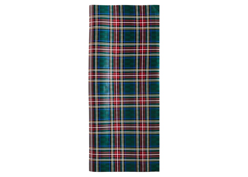 Kith Kithmas Plaid Monogram Wrapping Paper Stadium