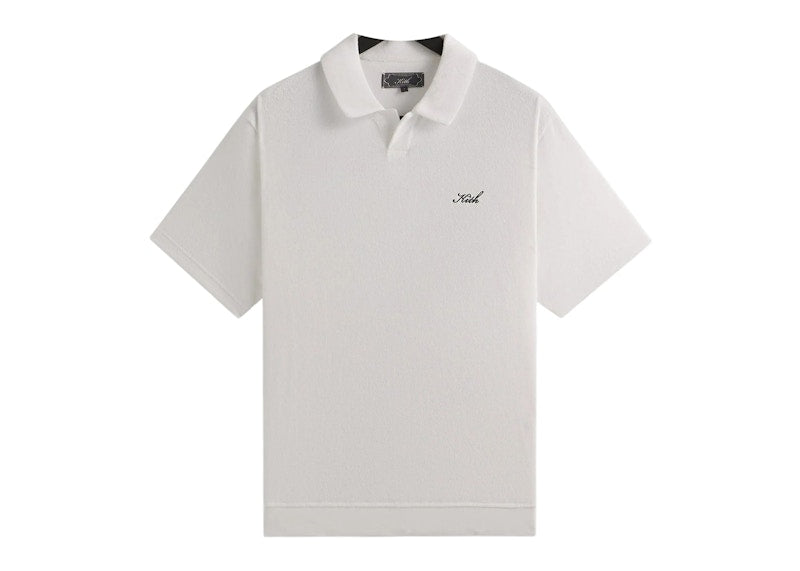 Kith Plush Terry Leo Polo White