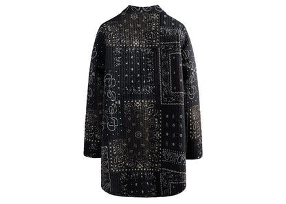 Kith Prescott Quilted Trench Coat Black