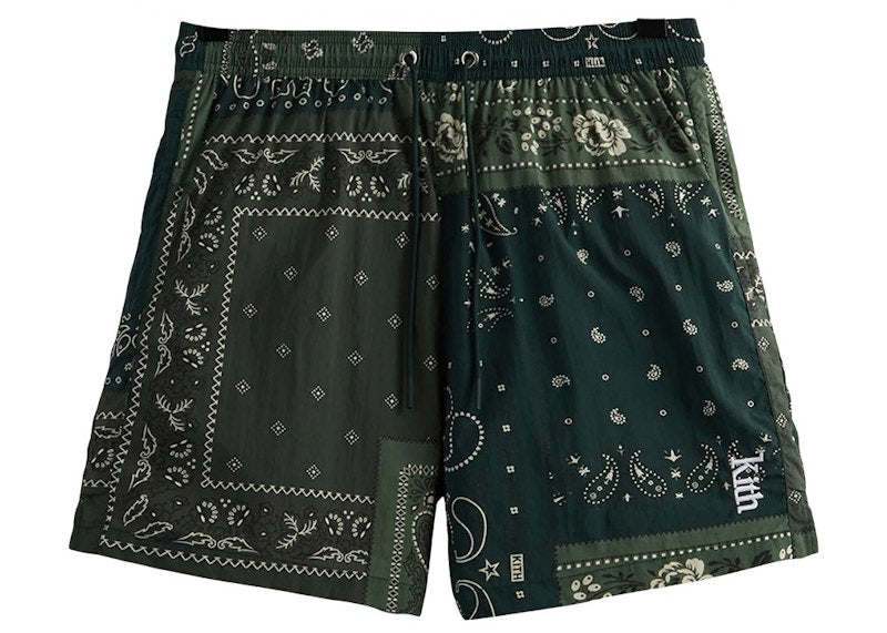Kith Printed Active Deconstructed Bandana Swim Short Stadium
