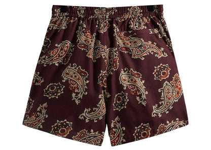 Kith Printed Active Short Silk Paisley Shirt Magma