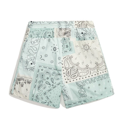 Kith Printed Active Swim Shorts Zen Green