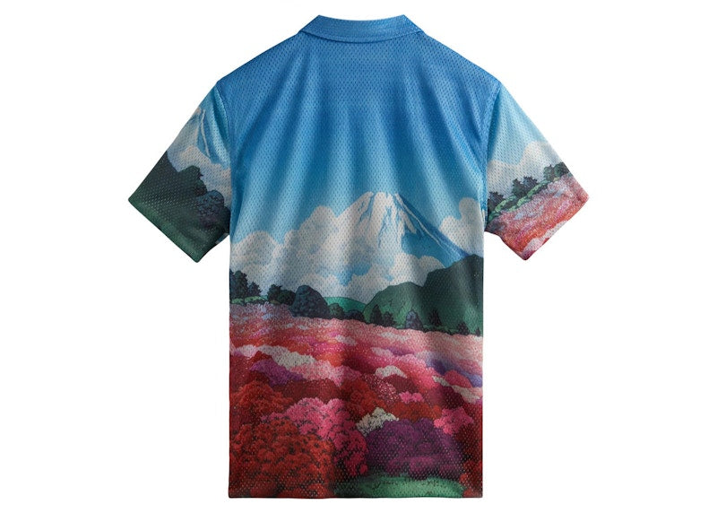 Kith Printed Devoe Quarter Zip Bloom