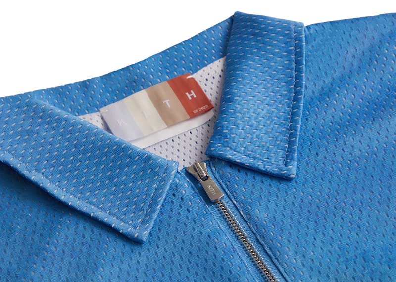 Kith Printed Devoe Quarter Zip Bloom