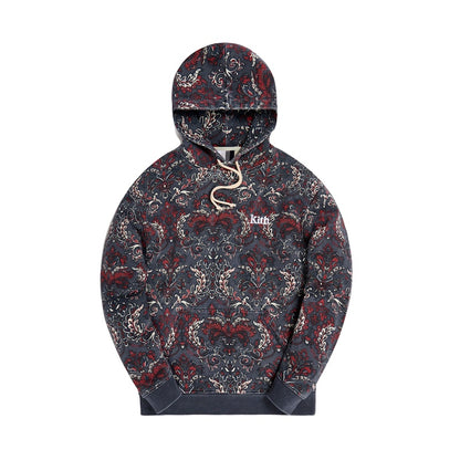Kith Printed Fleece Williams III Hoodie Navy/Floral